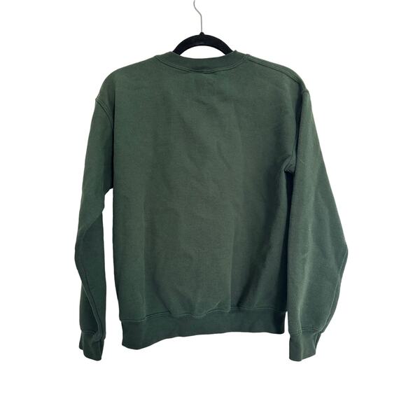 Obey Pull Over Sweatshirt Forest Green Size Small - Picture 4 of 4
